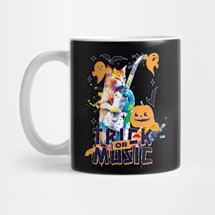 Trick or music halloween theme Mug